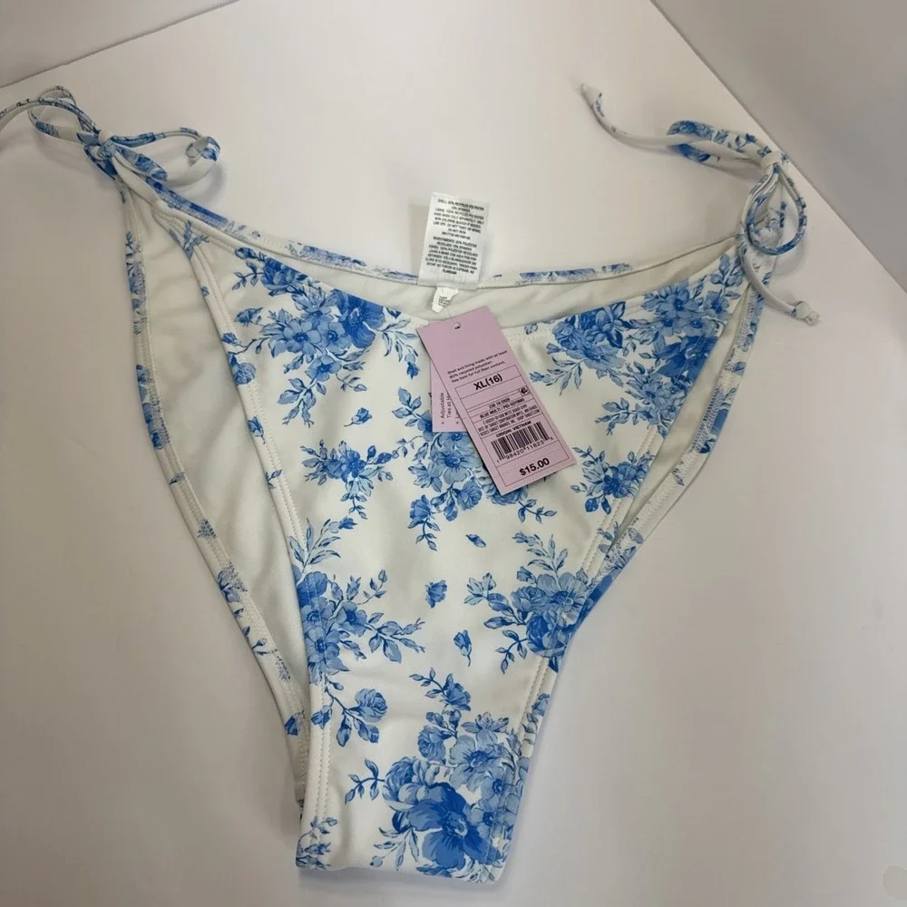 NWT Wild‎ Fable Target Bikini Bottom Bundle Lot of 3 XL Floral Camo Pink Orange